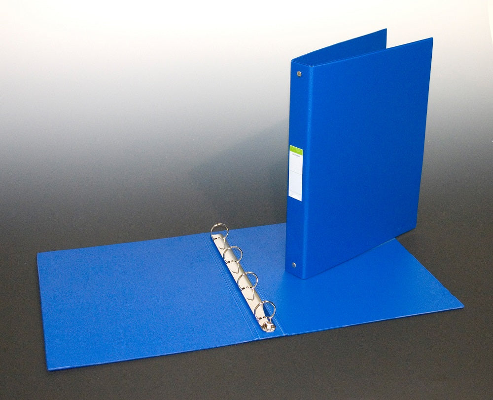 Caiet Mecanic A4 Plastifiat PVC 4 Inele 25mm Aurora Albastru