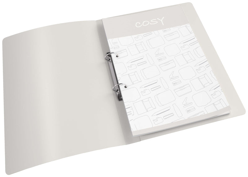 Caiet Mecanic A4 2 Inele 25MM/32MM Coperți Flexibile Galben Chihlimbar Cosy - Leitz