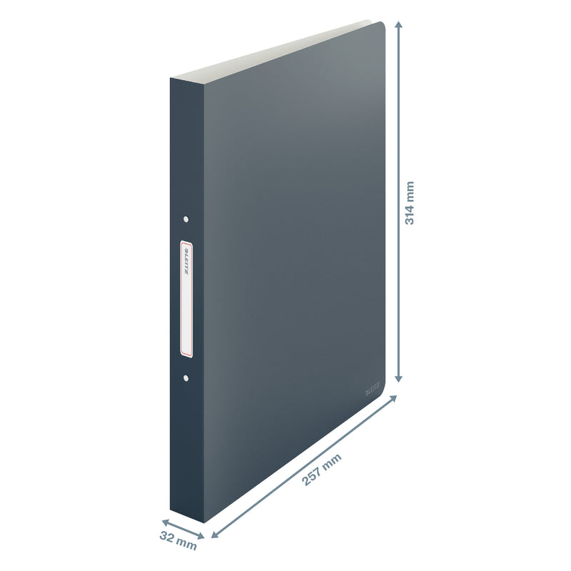 Caiet Mecanic A4 2 Inele 25MM/32MM Coperți Flexibile Gri Antracit Cosy - Leitz