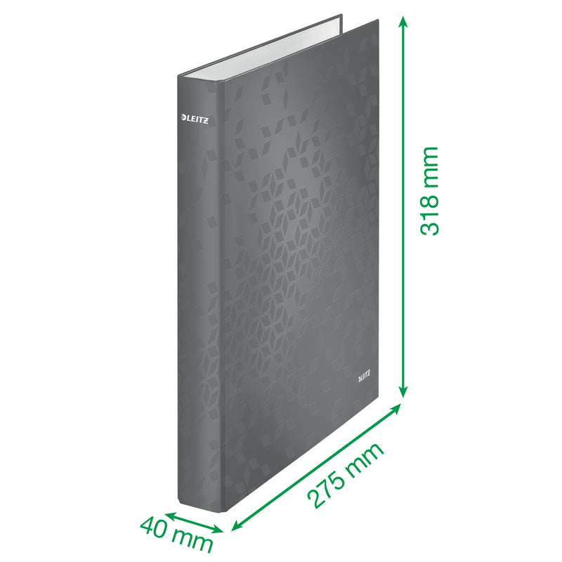 Caiet Mecanic A4 2 Inele 25MM/40MM Roșu WOW - Leitz