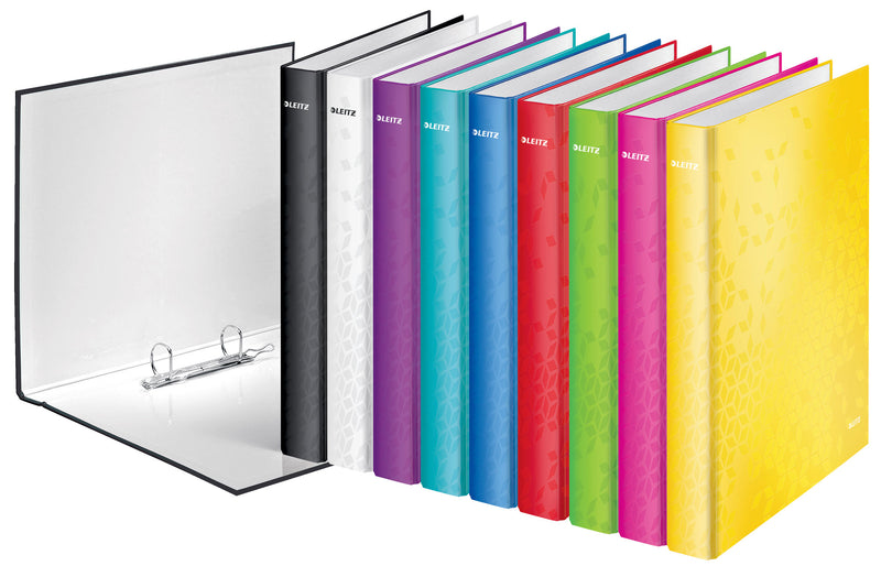 Caiet Mecanic A4 2 Inele 25MM/40MM Roșu WOW - Leitz