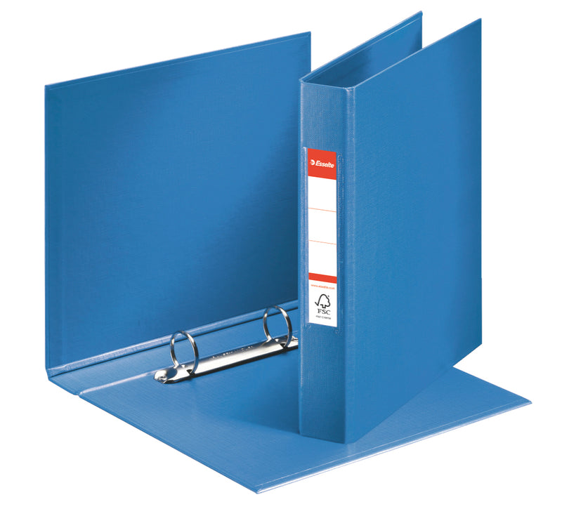 Caiet Mecanic A5 2 Inele 25MM/42MM Albastru Standard - Esselte