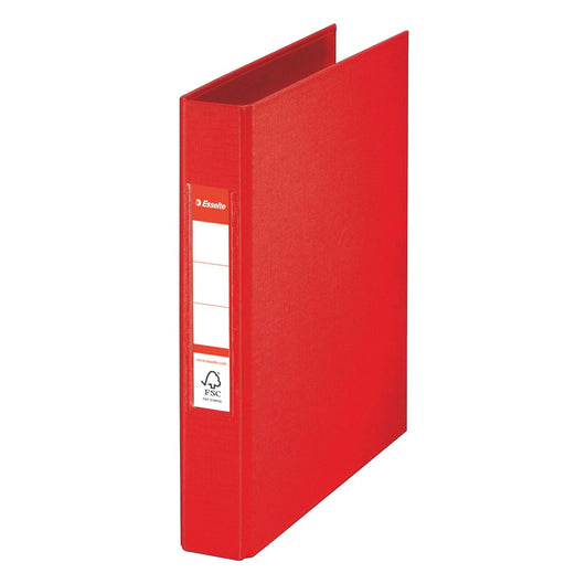 Caiet Mecanic A5 2 Inele 25MM/42MM Roșu Standard Esselte