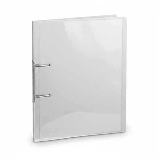 Caiet Mecanic 2 Inele - D25mm, Coperți Flexibile, Buzunar Prezentare, Oxford Polyvision -Transparent Mat Oxford