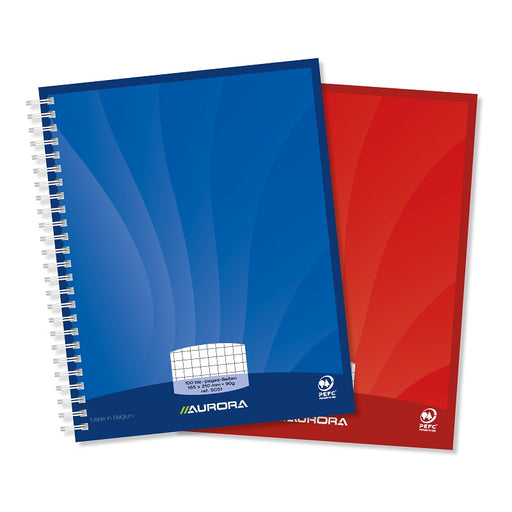 Caiet cu Spiră Dublă Mano A5 Aritmetică 50 File 90g Aurora