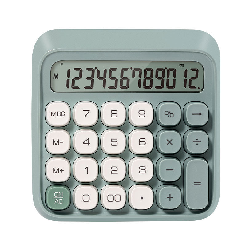 Calculator de Birou 12 Digiți Retro M36 Verde Deli