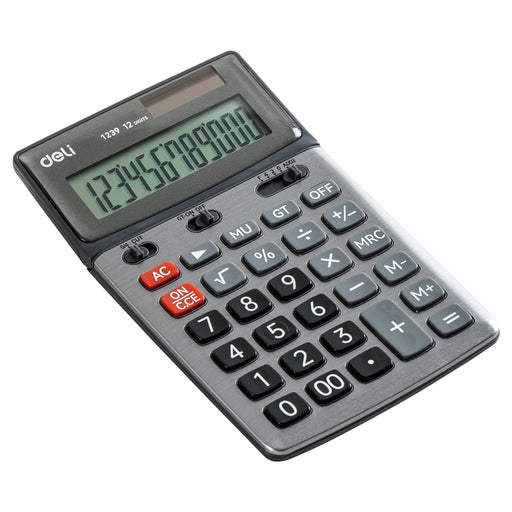 Calculator de Birou Metalic 12 Cifre 1239 Deli