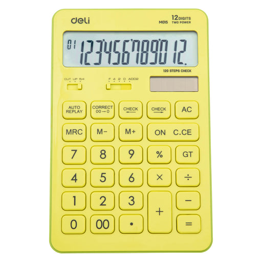 Calculator de Birou 12 Digiți 1551 Vernil Pastel Deli