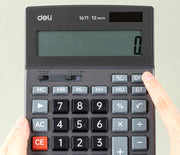 Calculator de Birou Metalic 12 Cifre 1671 Deli