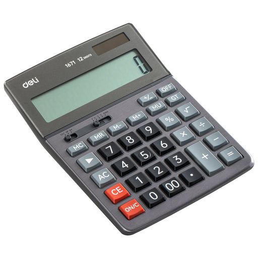 Calculator de Birou Metalic 12 Cifre 1671 Deli