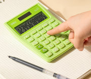Calculator de Birou 12 Digiți 1238 Alb-Verde Deli