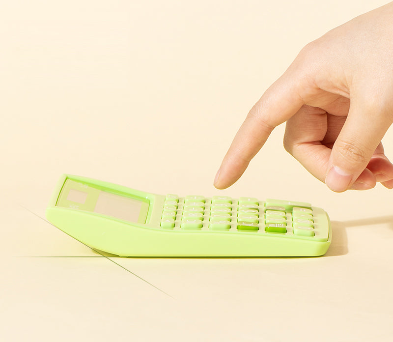 Calculator de Birou 12 Digiți 1238 Alb-Verde Deli