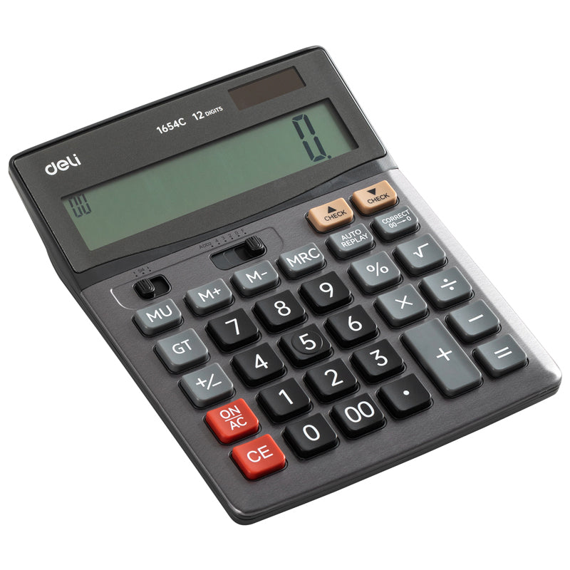 Calculator de Birou Metalic 12 Digiți 1654C Deli