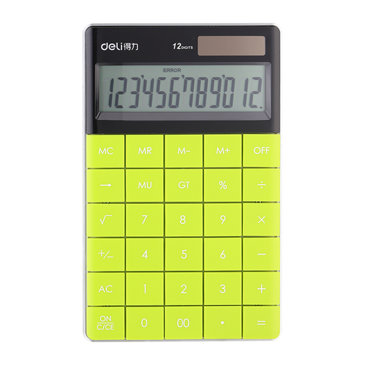Calculator de Birou 12 Digiți Modern Verde Deli