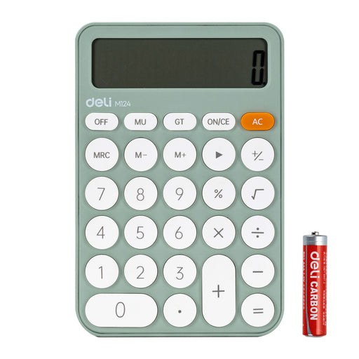 Calculator de Birou 12 Digiți Plastic Fashion EM124 Vernil Deli