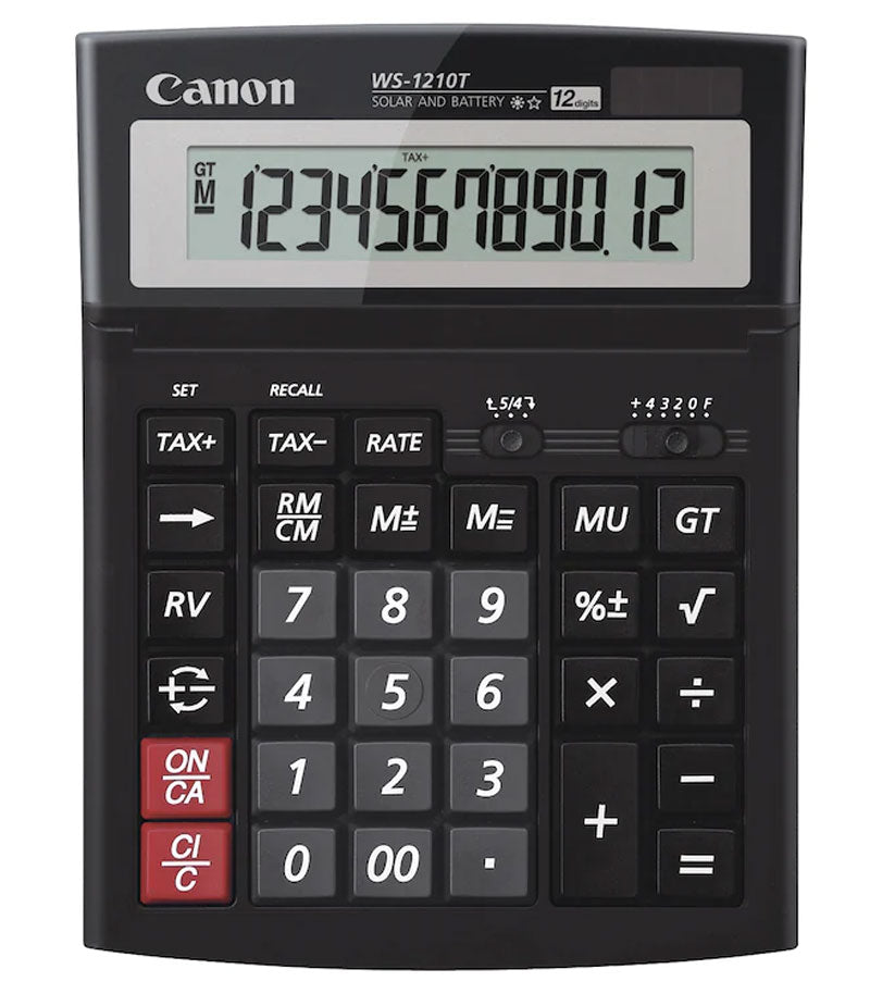 Calculator de Birou 12 Digiți WS1210T 198 x 150 mm Canon
