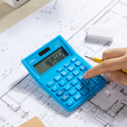 Calculator 12 Cifre 1122 Alb-Albastru Deli