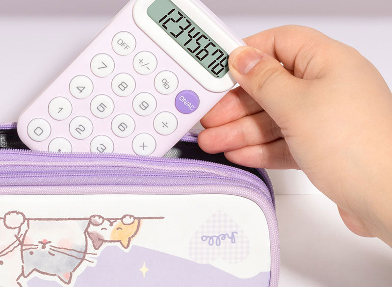 Calculator de Buzunar 8 Cifre M10 Roz Deli