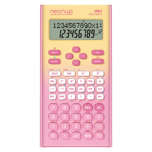 Calculator Științific 300 Funcții Roz Degrade Deli