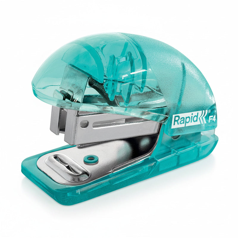 Mini Capsator Rapid F4 Colour'Breeze, capse 24/6, 10 coli - Albastru