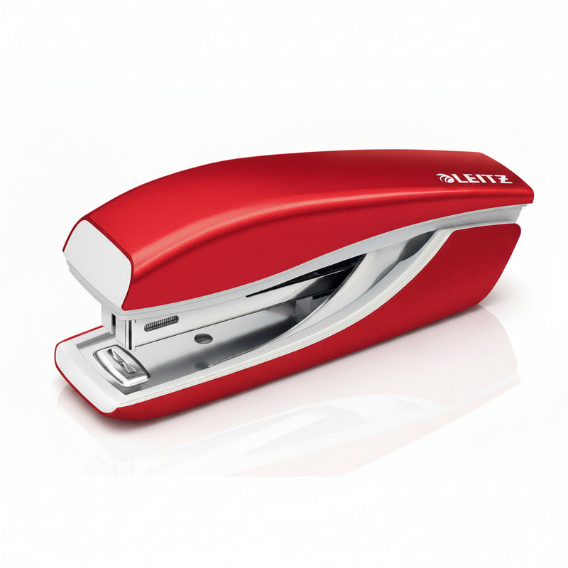 Mini Capsator Leitz 5528, nr. 10, 10 Coli, Roșu WOW