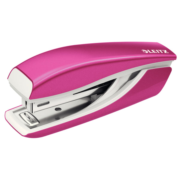 Mini Capsator Leitz 5528, nr. 10, 10 Coli, Roz