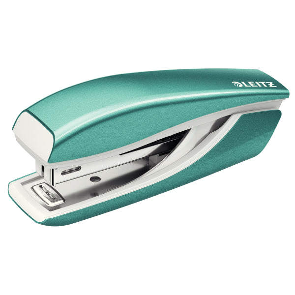 Mini Capsator Leitz 5528, nr. 10, 10 Coli, Turcoaz