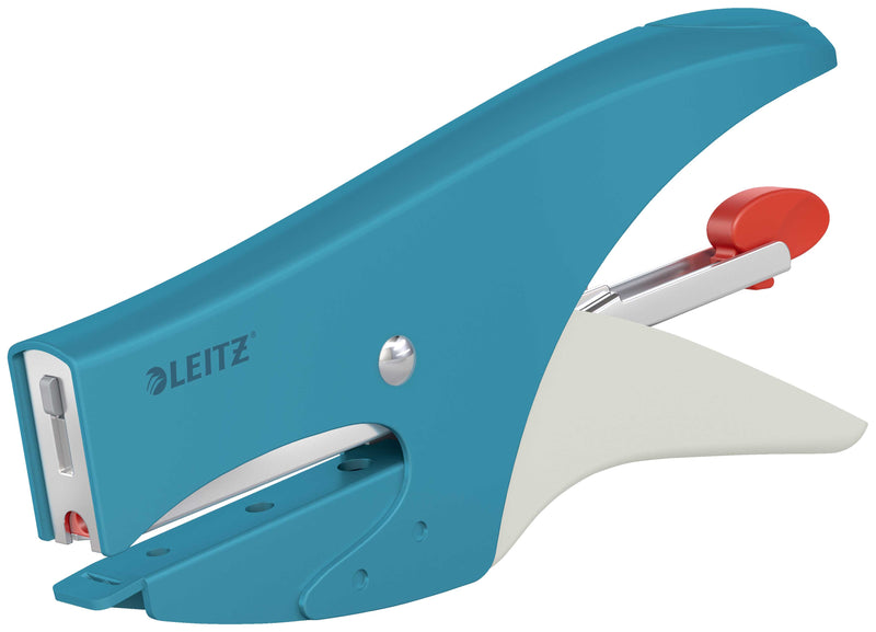 Mini Capsator Leitz Cosy 5645, nr. 10, 15 Coli, Albastru Celest