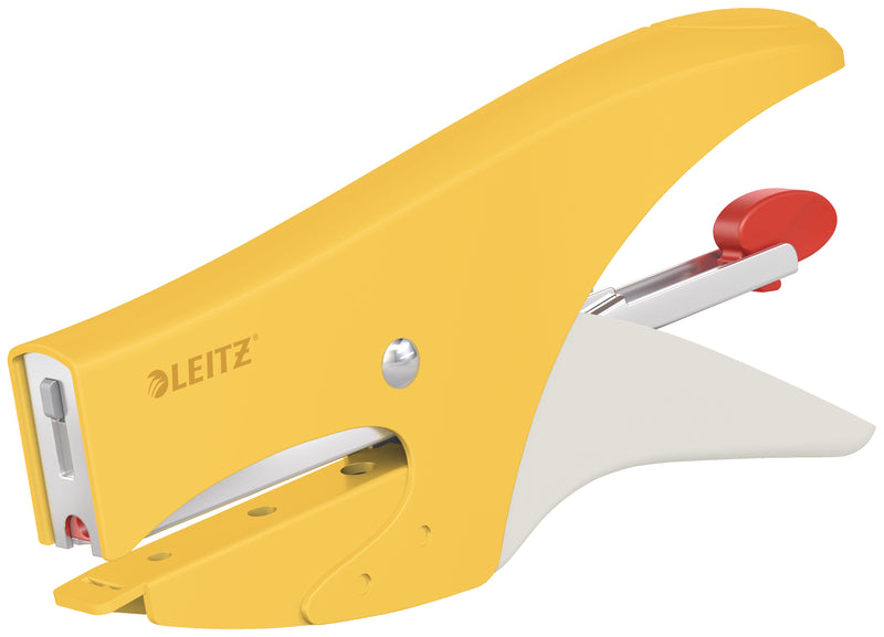 Mini Capsator Leitz Cosy 5645, nr. 10, 15 Coli, Galben Chihlimbar