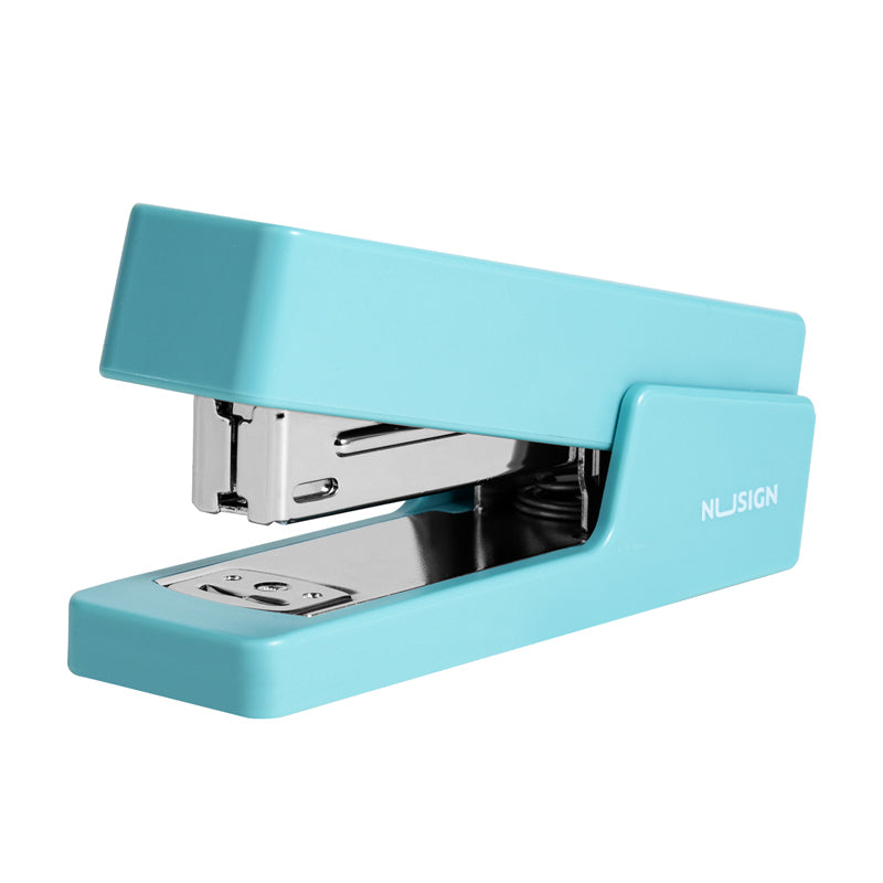 Capsator Deli NuSign, capse 24/6, 20 coli - Bleu