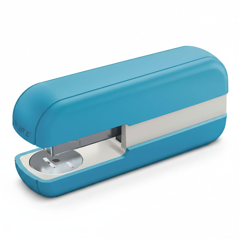 Capsator Birou Leitz Cosy 5567, 30 Coli, Capse 24/6, Albastru Celest