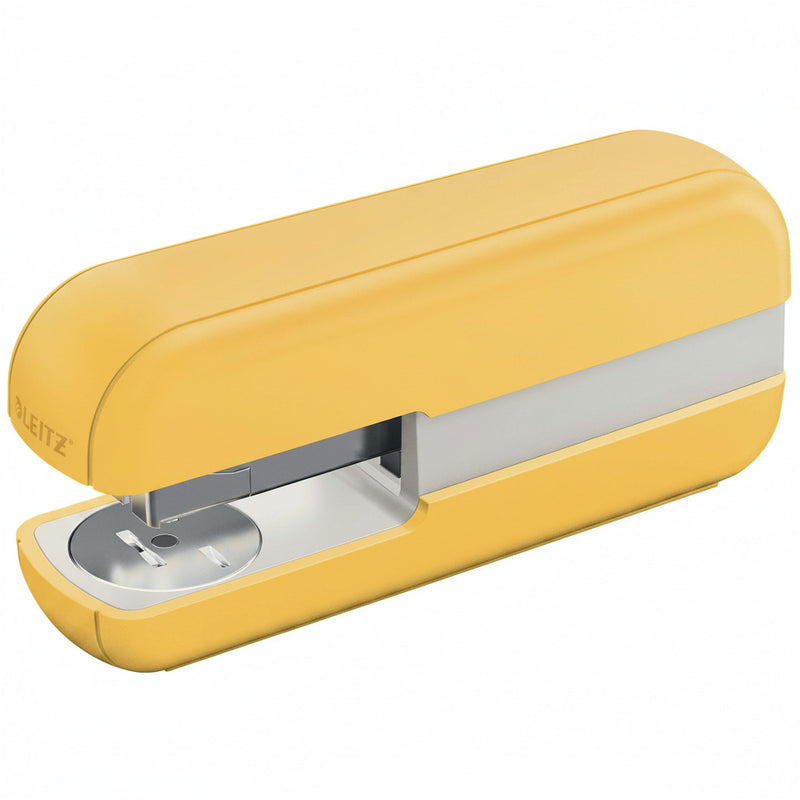 Capsator Birou Leitz Cosy 5567, 30 Coli, Capse 24/6, Galben Chihlimbar