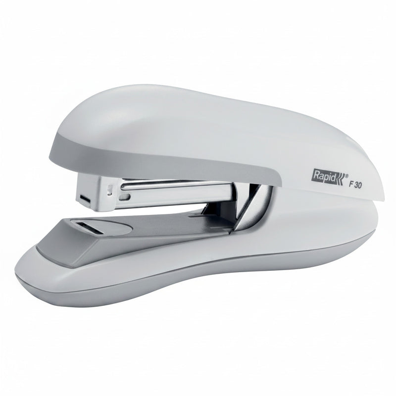Capsator cu capsă plată Rapid F30, capse 26/6, 30 coli - Alb