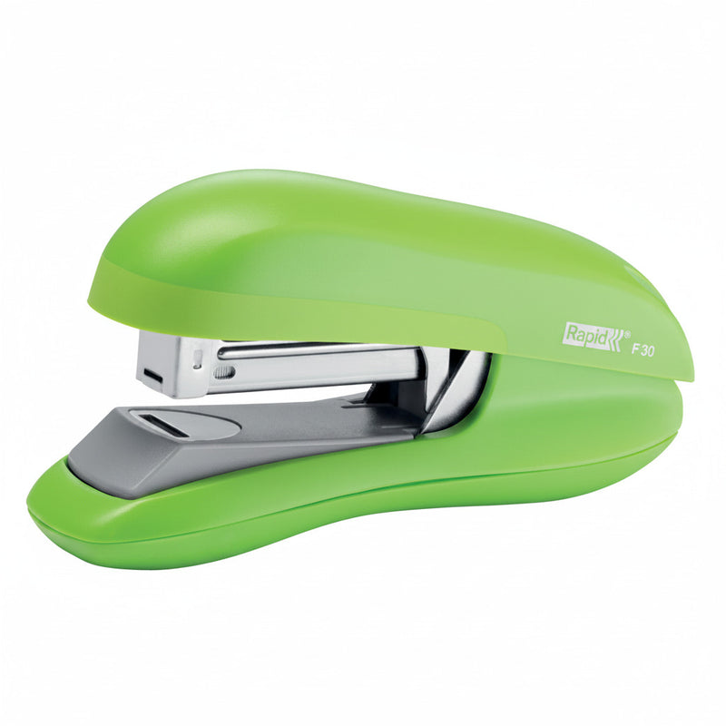 Capsator cu capsă plată Rapid F30, capse 26/6, 30 coli - Verde Deschis