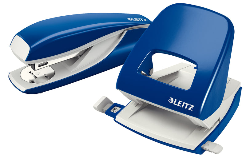 Capsator Birou Leitz 5502, 30 Coli, Capse 24/6, Albastru