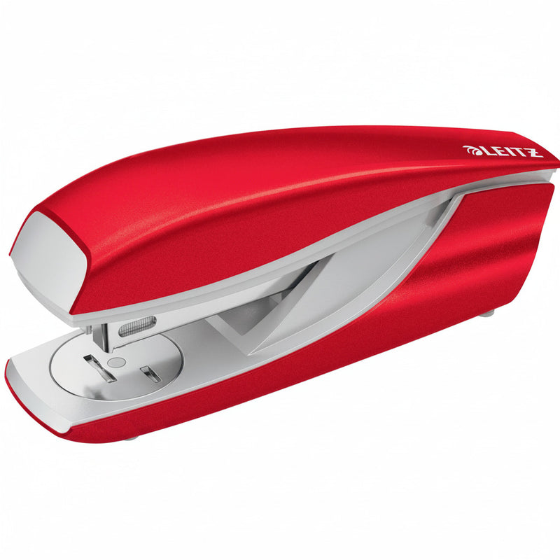 Capsator Birou Leitz 5502, 30 Coli, Capse 24/6, Rosu WOW - imagine produs