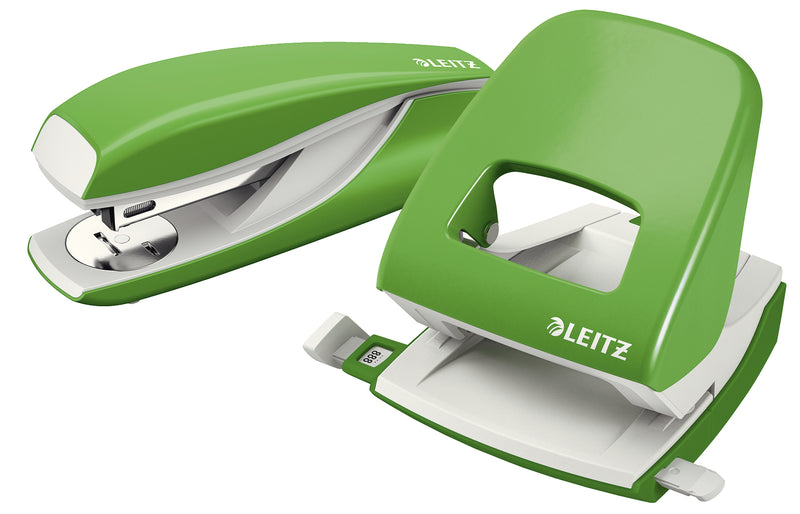 Capsator Birou Leitz 5502, 30 Coli, Capse 24/6, Verde Deschis