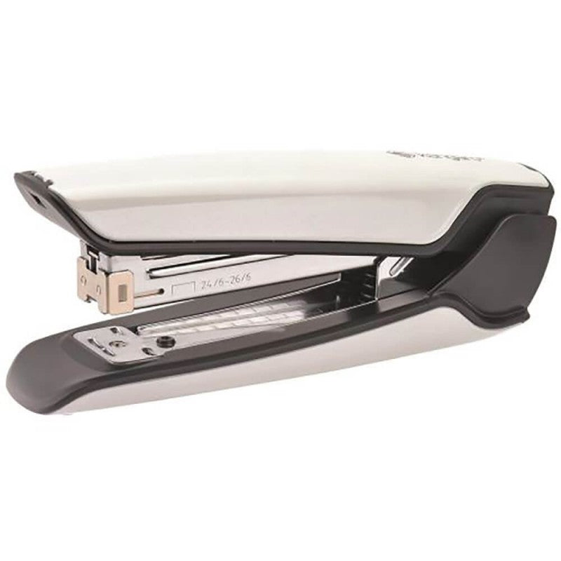 Capsator Metalic Kangaro NOWA-335S/S Blister, 30 coli nr.24/6 - Alb Metalizat