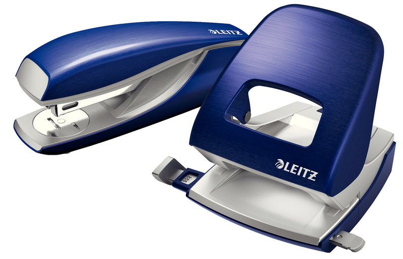 Capsator Premium Leitz Style 5562, 30 Coli, Capse 24/6, Albastru-Violet