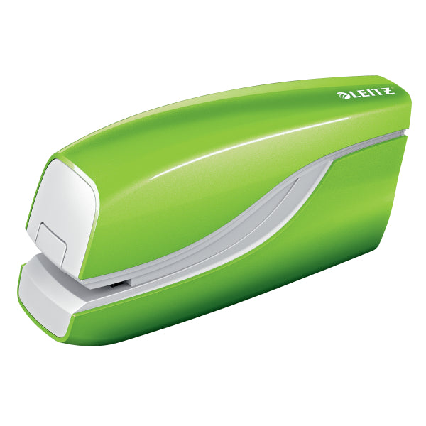 Capsator Electric Leitz WOW 5566, nr. 10, 10 Coli, Verde WOW