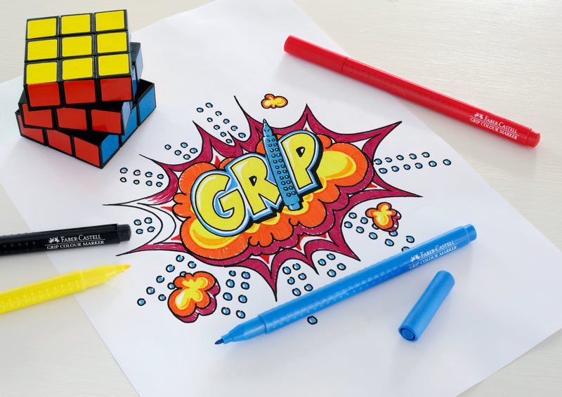 Carioci Grip 10 Culori Faber-Castell
