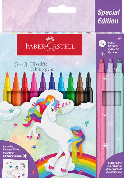 Carioci Unicorni 10+3 Culori Faber-Castell