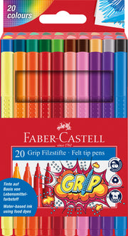 Carioci Grip 20 Culori Faber-Castell