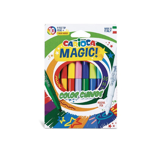 Carioci Vârf Gros 6 mm Color Change 9 Culori + 1 Magic Marker Carioca