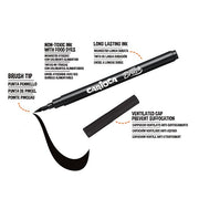 Carioci Vârf Flexibil 1-6 mm Tip Pensulă Super Brush 10 Culori Carioca