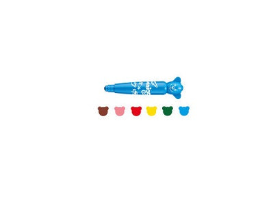 Carioci Super Lavabile Baby Teddy 1+ Vârf Rotunjit 6 Culori Carioca