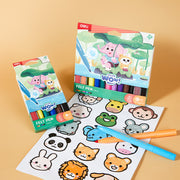Carioci Jumbo Washable 12 Culori ColorWow Deli