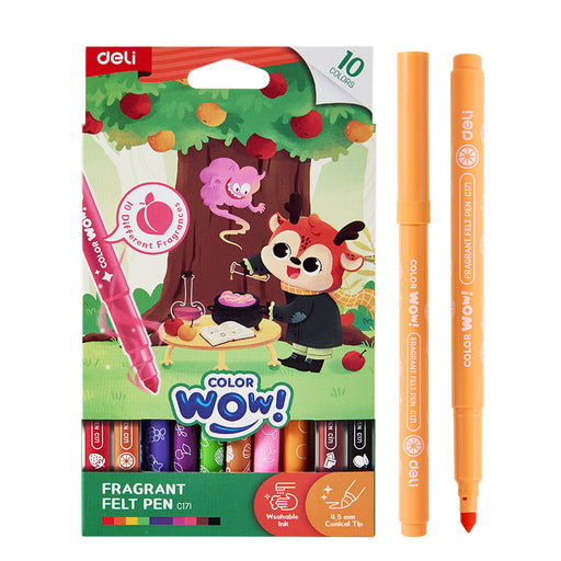 Carioci Parfumate ColorWow Washable 10 Culori Deli