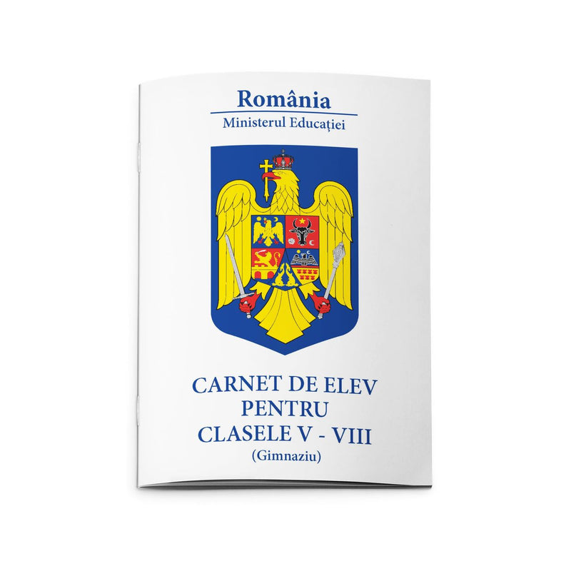 Carnet de Elev Clasele 5-8 A6 NB Sco