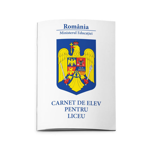 Carnet de Elev Clasele 9-12 A6 NB Sco